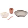 Coffret repas silicone Terracotta et Gazelle (4 pièces) Béaba Produit 2