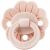 Variation Rose du produit Sucette symétrique en silicone Binky Bloom Powder Pink (0 mois et +) de la marque Elodie Details