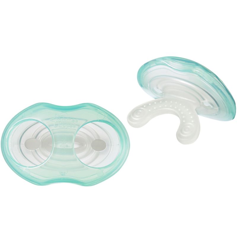 Lot de 2 sucettes de dentition Teethers bleu Tommee Tippee