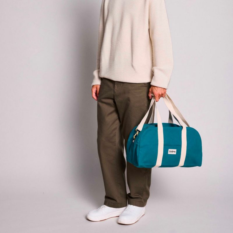 Sac à langer Charlie Bleu Paon Hindbag Ambiance 2