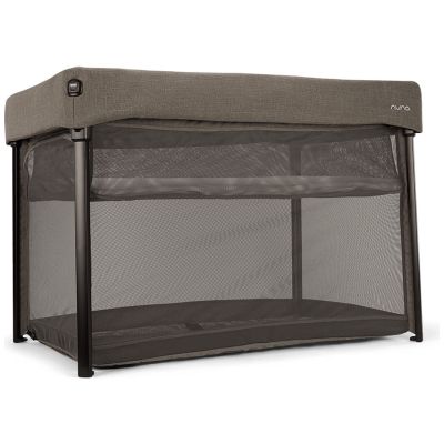 Lit parapluie PAAL avec drap en coton bio et moustiquaire Thunder Granite