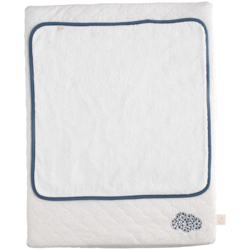 Matelas à langer + serviette éponge Petit Nuage (52 x 68 cm) Sauthon Produit 1