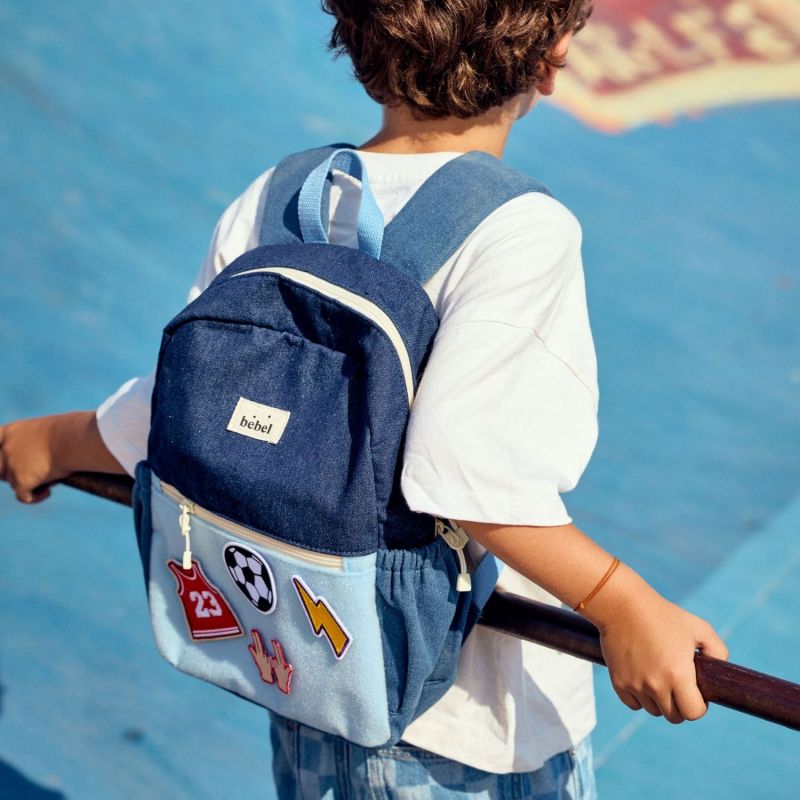 Sac à dos maternelle Denim BEBEL Ambiance 4