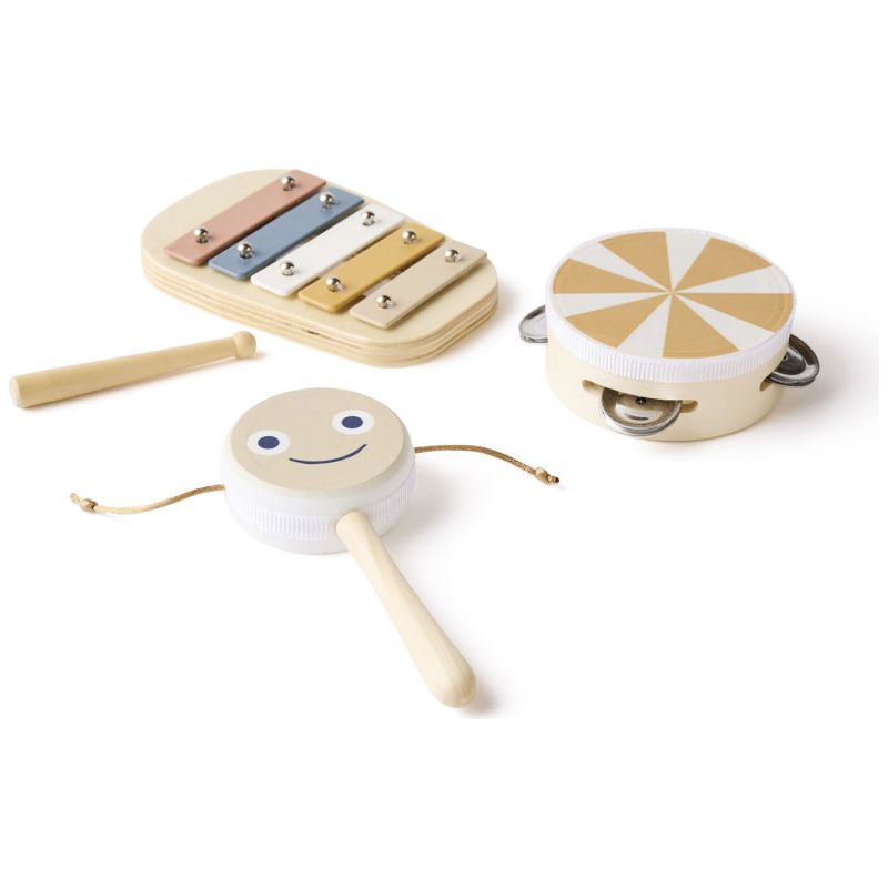 Set de musique Marron (3 pièces) Kid's Concept Produit 1
