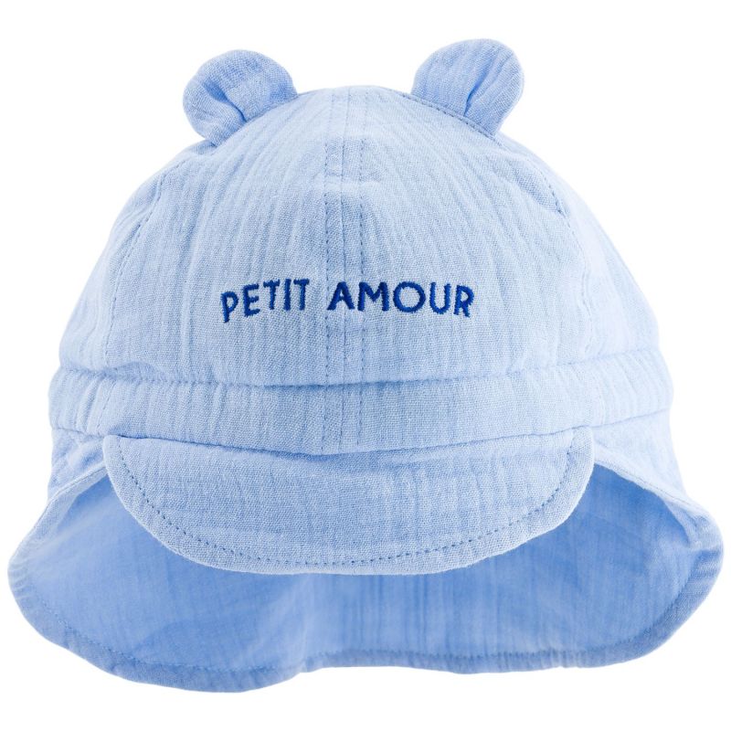Chapeau bébé Petit Amour bleu (3-6 mois) Chamaye Produit 3