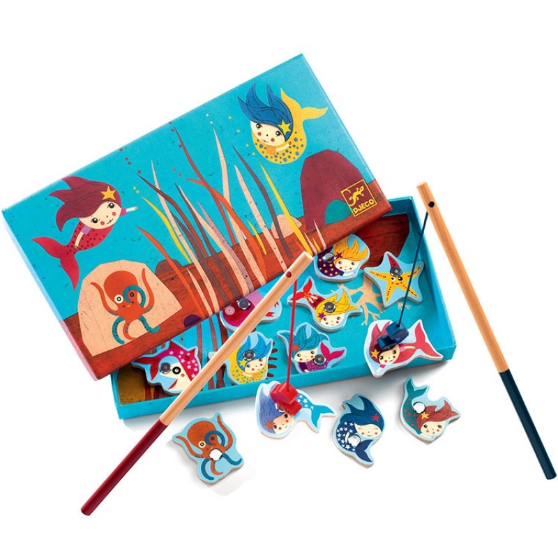 Jeu de pêche sirène Fishing Mermaid Djeco