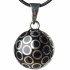 Bola noir volutes cercles argentés - Bola Bola noir volutes cercles argentés - Bola