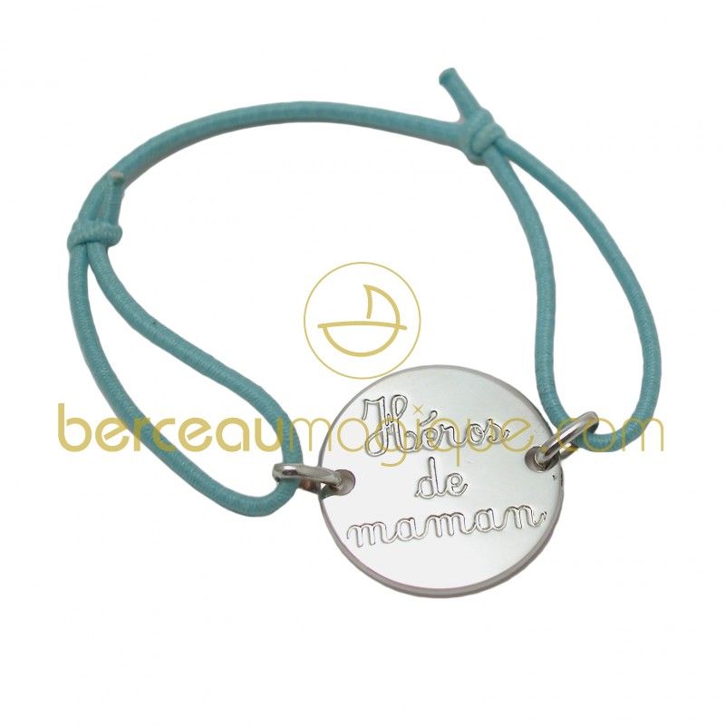 Bracelet cordon Héros de maman 