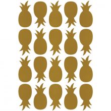 Stickers ananas dorés (29,7 x 42 cm)  par Lilipinso