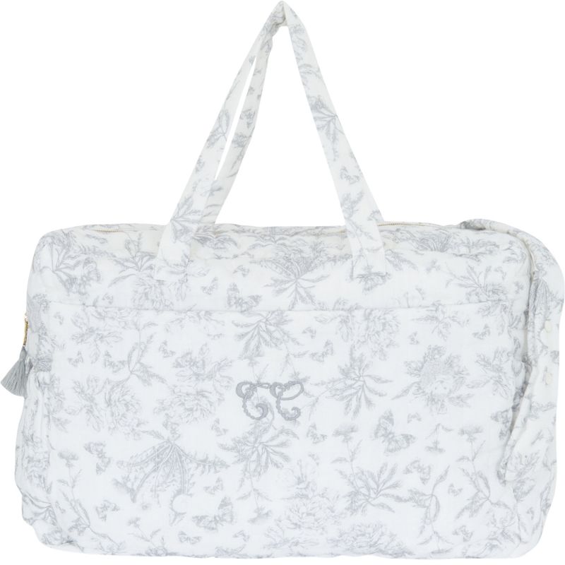 Sac à langer Toile de Jouy gris Tartine et Chocolat Produit 1