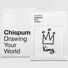 Stickers muraux King  par Chispum