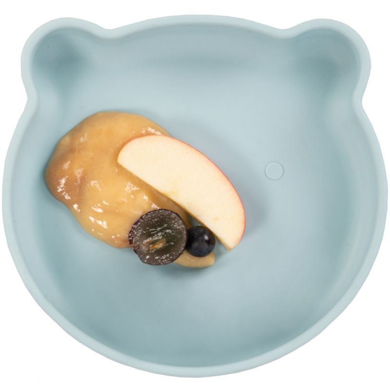 Assiette ventouse ourson bleu Bo Jungle Produit 1 grande taille