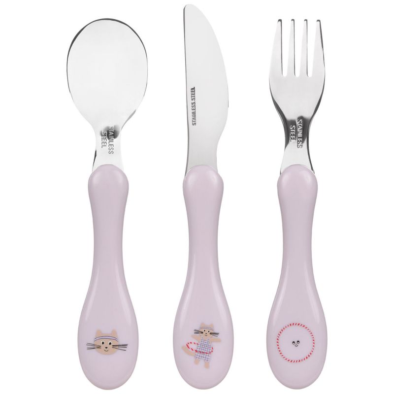 Couverts inox Tiny Team Chat (3 pièces) Lässig Produit 3