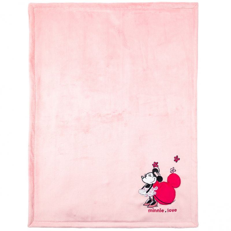 Couverture velours Minnie Love (75 x 100 cm) Babycalin
