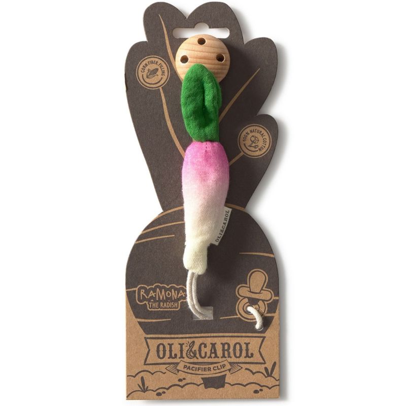 Attache-sucette Ramona The Radish Oli & Carol Packaging 9