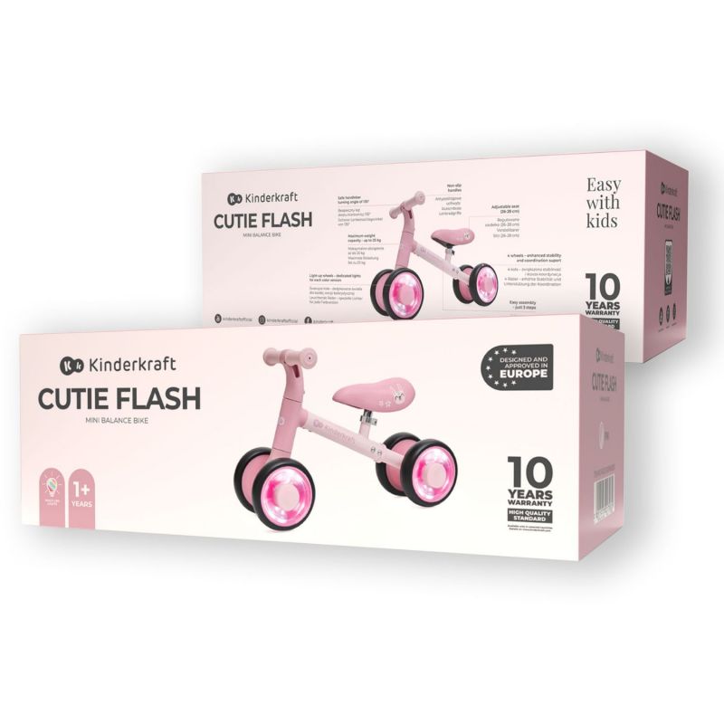 Draisienne Cutie Flash Pink Kinderkraft Packaging 9