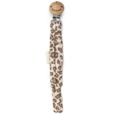 Attache sucette Wood Wild Print Babyshower