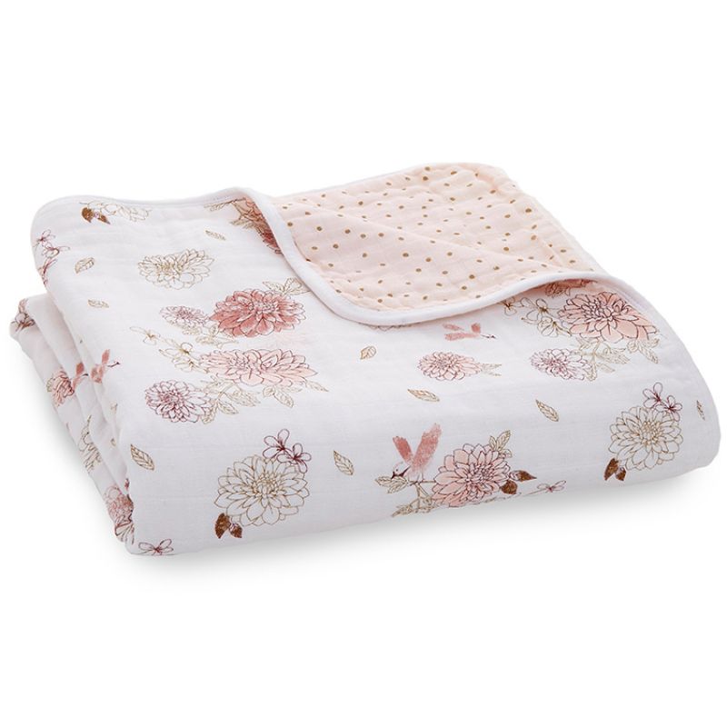 Couverture de rêve Dream blanket Dahlias (120 x 120 cm) aden + anais