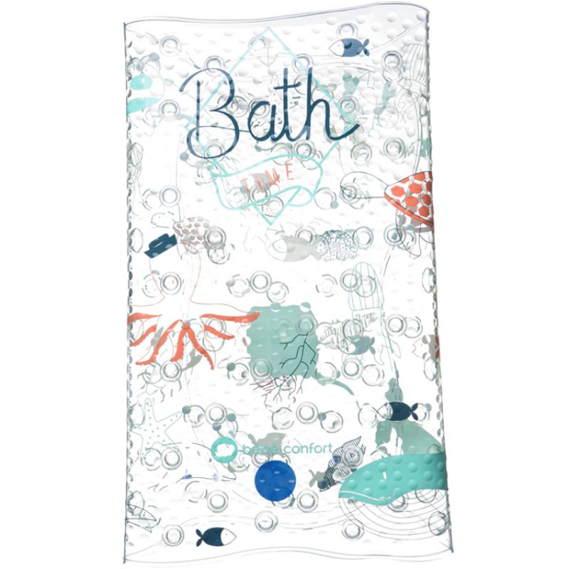 Tapis de bain avec témoin de température bleu Bébé Confort