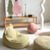 Pouf ours Matcha molletonné  par Wigiwama