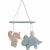 Variation Bleu, orange, beige du produit Mobile bébé dinosaure Roarsome de la marque Jollein
