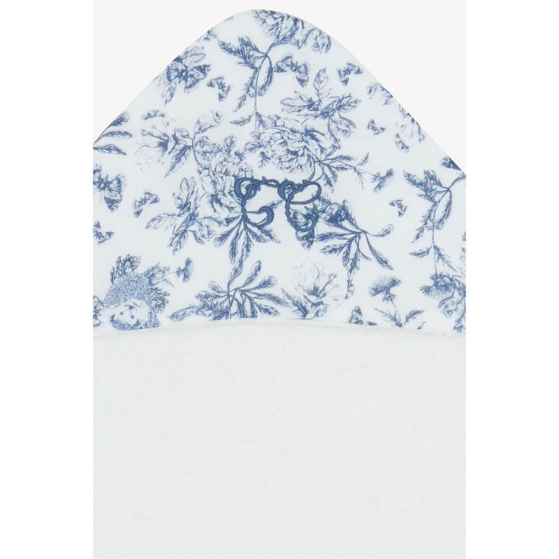 Cape de bain Toile de Jouy bleu Tartine et Chocolat Produit 3