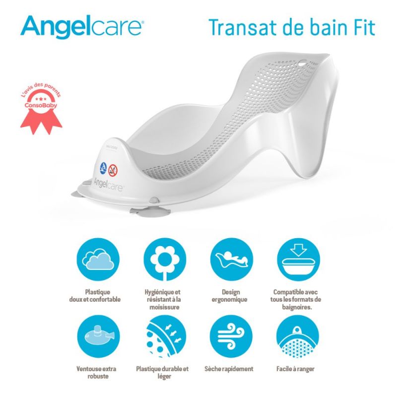 Transat de bain FIT gris Angelcare Produit 7