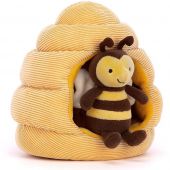 Peluche Honeyhome Bee ruche abeille (18 cm)