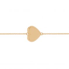 Bracelet médaille Joséphine (plaqué or jaune) - Mon Petit Poids