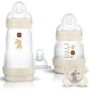 Starter Kit Naissance Sable (2 Biberons + 1 Sucette + 1 Tétine Débit 1) MAM Produit 1
