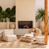 Fauteuil Moon Terrazzo Sand  par Wigiwama