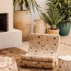 Fauteuil Moon Terrazzo Sand  par Wigiwama