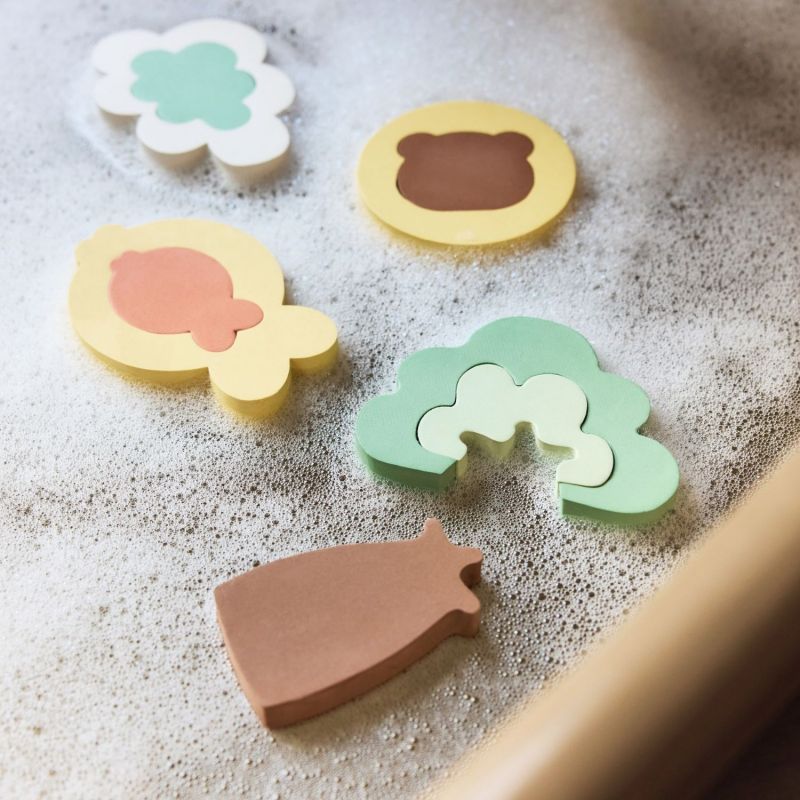 Puzzle de bain en mousse Kangaroots Jollein Ambiance 8