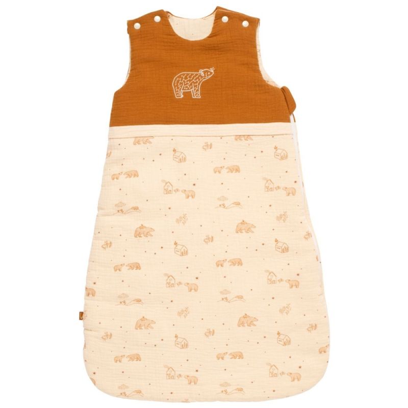 Gigoteuse ouatinée en coton Orsino ours TOG 2,5 (0-6 mois) Sauthon Produit 1 grande taille