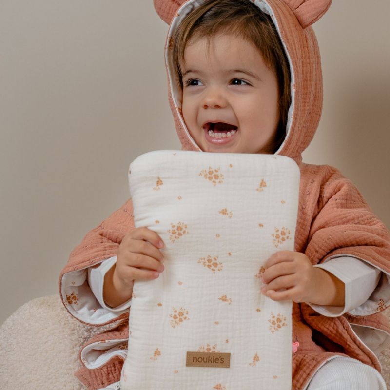 Poncho en mousseline bio Rose (18-36 mois) Noukie's Ambiance 7