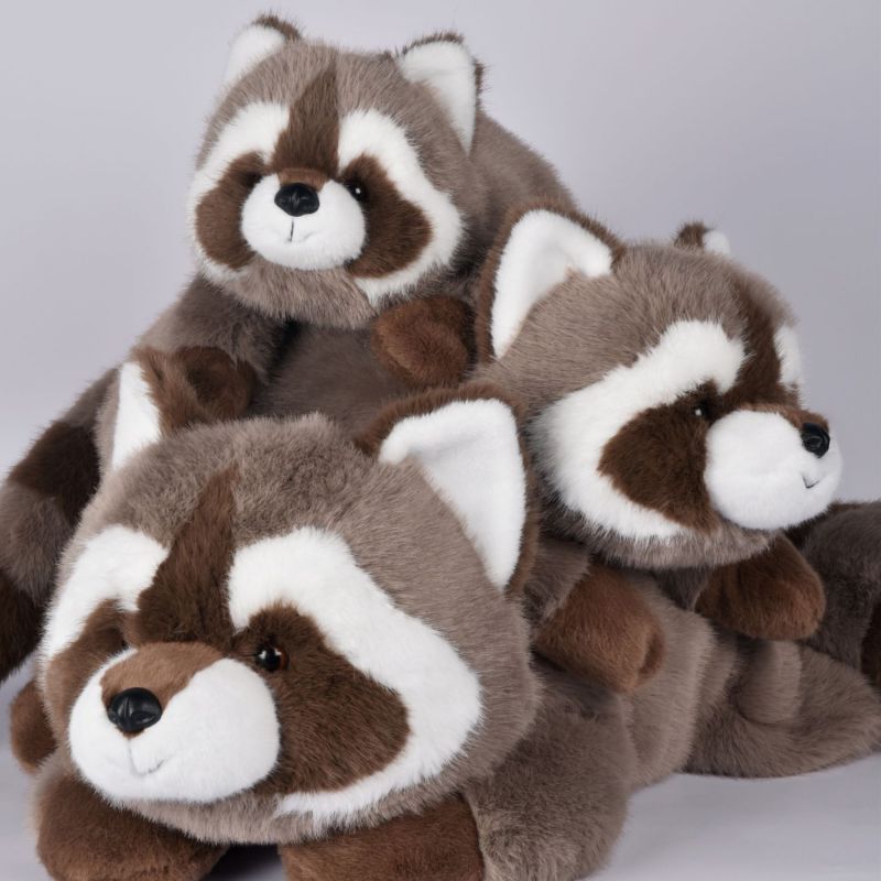 Peluche lestée VASCO RATON LAVEUR (55 cm) Histoire d'Ours Ambiance 5