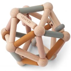 Balle de préhension 2 en 1 Annemette Mustard Multi Mix - Liewood