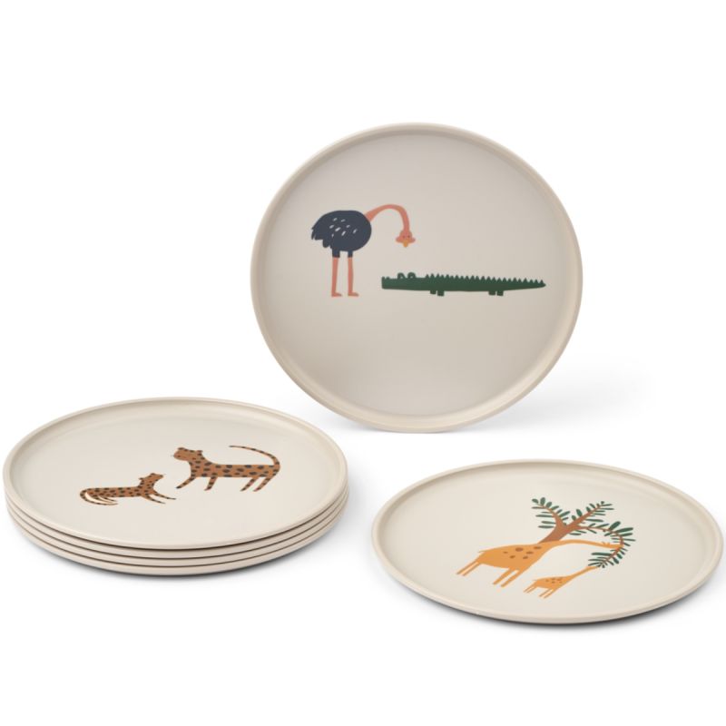 Lot de 6 assiettes Remco All Together Liewood