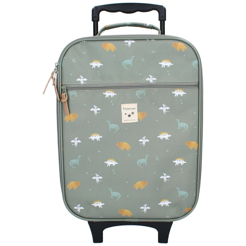 Valise à roulettes enfant Dinosaures vert Kidzroom Produit 2