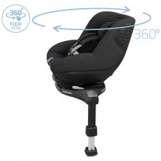 Siège auto Pearl 360 Pro Authentic Black (groupe 0+-1)