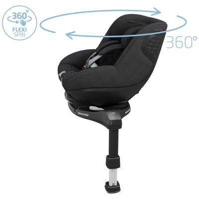 Siège auto Pearl 360 Pro Authentic Black (groupe 0+-1)