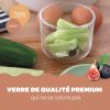 Portion en verre Sage green (150 ml)  par Béaba