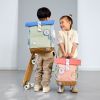 Mini sac à dos enfant Rolltop Sunny Explorer rose Lässig Ambiance 3