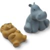 Lot de 2 jouets de bain Vikky Safari Whale blue mix - Reconditionné Liewood Produit 1