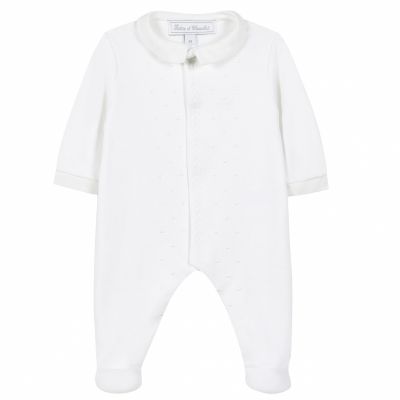 Pyjama léger blanc Linge d'antan (6 mois)