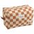Variation Ecru, marron du produit Trousse de toilette Damier Petit Chou de la marque Sauthon