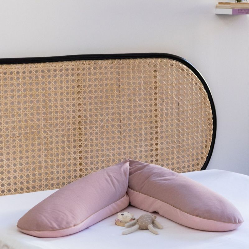 Coussin de grossesse Big Flopsy French Terry Barbe à papa Béaba Ambiance 3