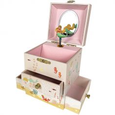 Boîte à bijoux musicale phosphorescente Sirène