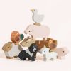 Animaux de la ferme en bois FSC à empiler Le Toy Van Ambiance 3