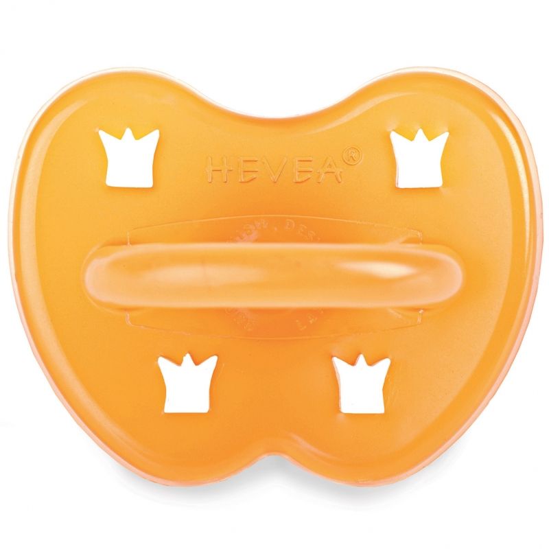 Sucette ronde couronne (3 mois et +) Hevea